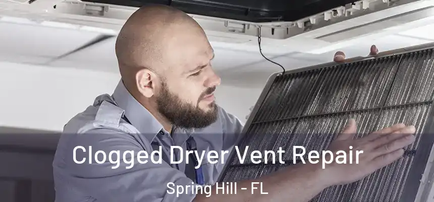 Clogged Dryer Vent Repair Spring Hill - FL